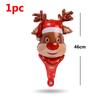 1-12 ks Vánoční hliníkové fóliové balónky Santa Claus sněhulák los balónkové tyčinky vánoční ozdoby na stromeček dětské hračky festivalové dekorace na párty
