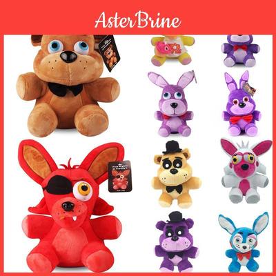 Fnaf Five Nights At Freddy's Amigos Peluche Suave Regalo 18/25cm Amarillo Marrón Morado Azul Rojo Blanco