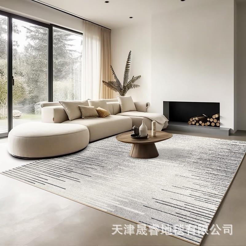 Soft Crystal Velvet Area Rug Living Room Sofa Coffee Table Bedroom Study Modern Geometric Washable