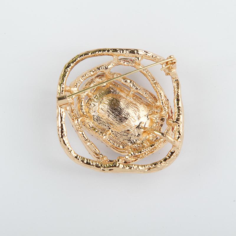 Square Brooches For Women Clothing Coat Jewelry Accessries Gifts