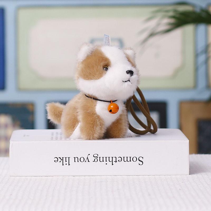 Small Puppy Plush Keychain With Soft Short Plush For Bag Accessories And Gifting