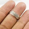 Silver Spinnerring, Ångestring, Meditationsring, Handgjord Ring, Designring i 925 Sterling Silver, Oro-ring, Tumring