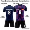 Personalised Shirts Kit Mens Girls With Name Number Custom Football Jerseys For Boys Training Suit