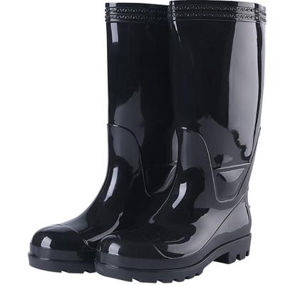 High-Top Steel Toe PVC Industrial Safety Rain Boots