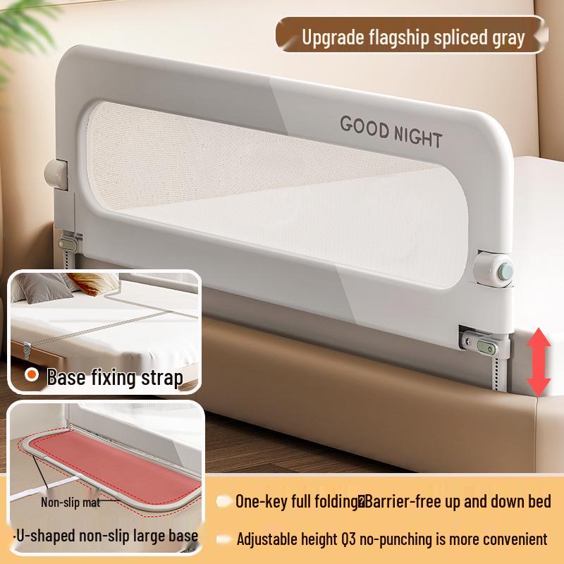 Folding Baby Bed Rail: Anti-Fall Protection Guardrail for Kids