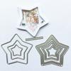 Pentagram Metall Stanzformen DIY Scrapbook Papierkarten Album Prägeschablone