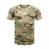Camouflage 3D T-shirt for Men's Outdoor Fashion Casual Round Neck Short Sleeved Summer Street Outdoor Sports T-shirt