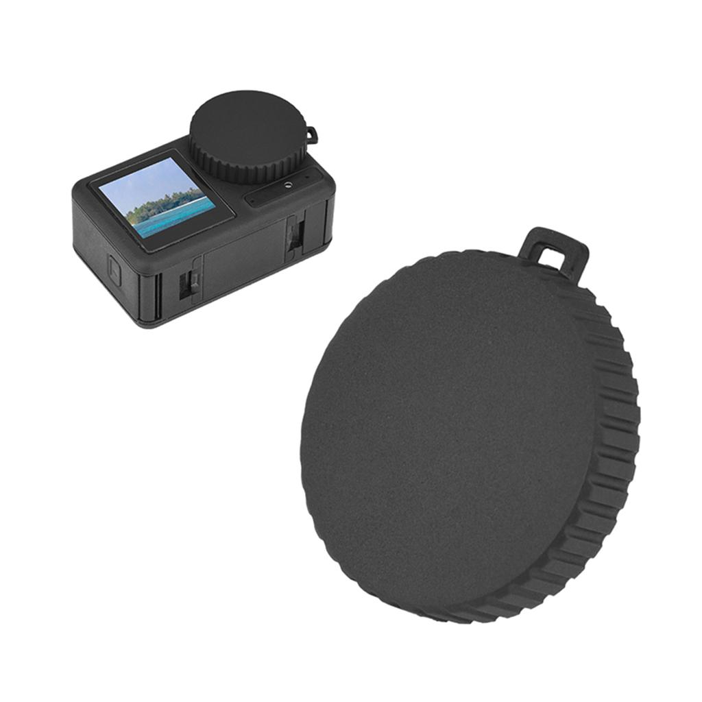 Camera Lens Protective Cover Sports Camera Scratch-Resistant Silicone Lens Cap Compatible For OSMO Action4/Action3 Camera