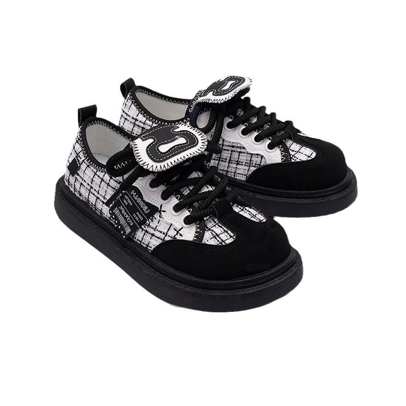Global fashion niche board shoes women's 2025 spring new versatile, lightweight and wear-resistant platform sports shoes ZHQ5558