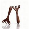 Sandalwood Six-Claw Antler Comb for Meridians and Scalp Acupoint Therapy