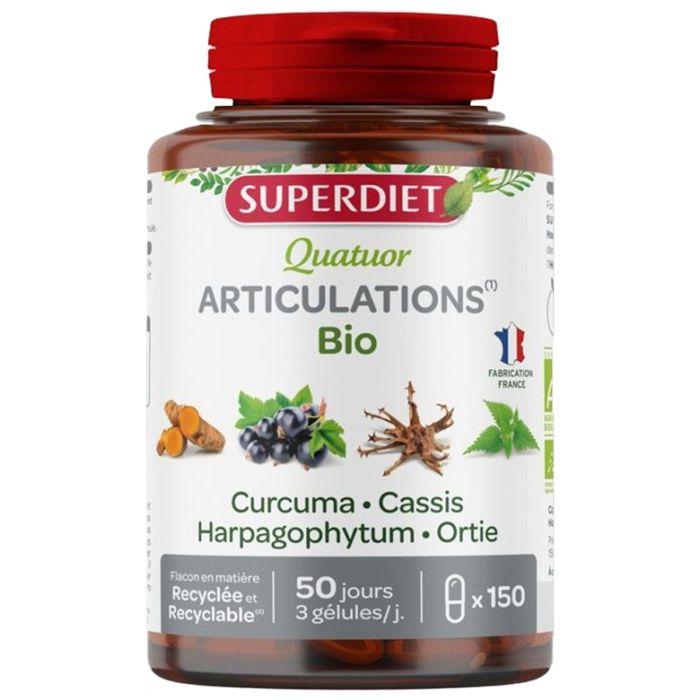 Superdiet Quatuor Articulación Bio 150 cápsulas