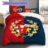 Genoa CFC Bettwäsche Bettdecke Set Bettbezug Kissenbezug Heimdekoration Geburtstagsgeschenk (1 Bettbezug + 2 Kissenbezüge, ohne Füllung)