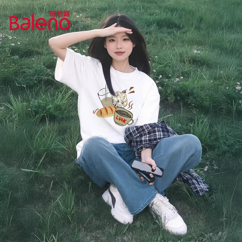 Baleno Women s Pure Cotton Graphic T-Shirt M