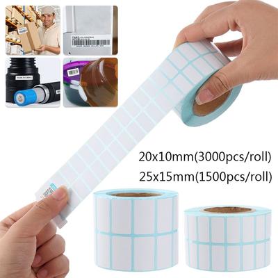 Print Supplies Supermarket Price Adhesive Paper Identification Tags Thermal Sticker Package Label