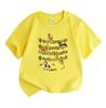 Kids Boys Girls 100% Cotton Crew Neck Short Sleeve T-Shirt Cute Puppies Music Note Pattern Casual Breathable Soft Summer Tee for Music Dog Lovers Chil