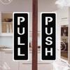 3D Embossed Self-Adhesive Acrylic Door Sign for Offices, Departments, or Toilets