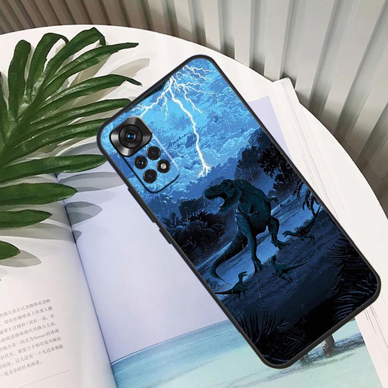 Jurassic Dinosaur Funda For Xiaomi Redmi Note 14 13 10 11 12 15 Pro Plus Case For Redmi 15C 14C 10C 12C 13C 15