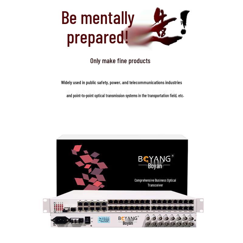 Boyang Multi-Service Fiber Optic Transceiver