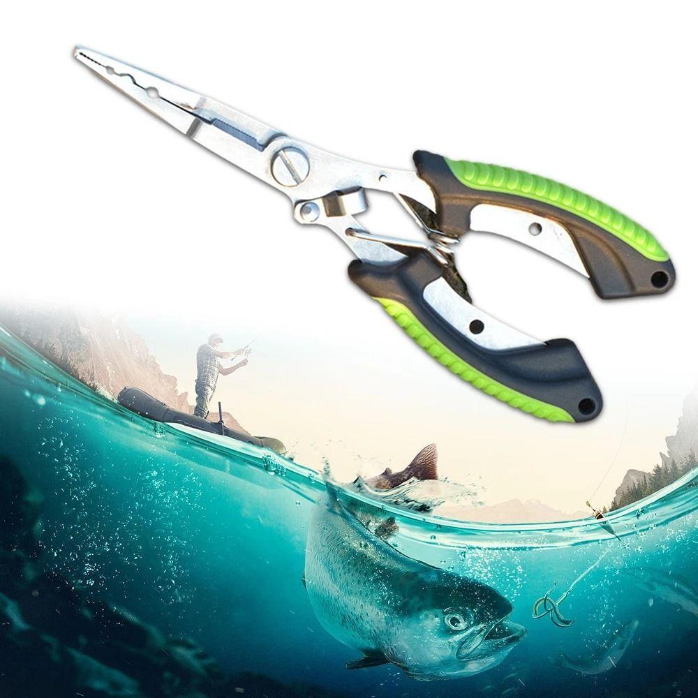 High-strength Fishing Tied Hooks Pliers Anti-slip Luya Pliers Fish Pliers Fishing Gear