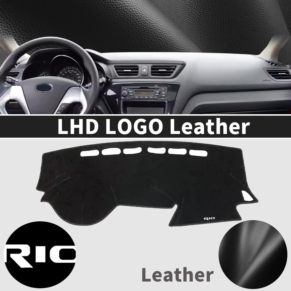 Fit For Russia Kia Rio 3 2017-2012 LHD Accessories Dashmat DashMat Sunshade Dashboard Cover Pad Protective Carpet Car Leather