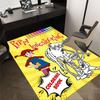 1PC Pippi Longstocking Coloring Book Extra Large Non Slip Floor carpet, Office, family, bedroom, Studio Large Area Rug Indoor Rugs