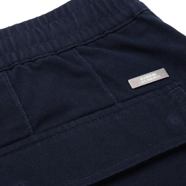 ARMANI EXCHANGEAE FW22 Knitted Sweatpants Men's Navy Blue 6LZPL4-ZNUVZ-1583