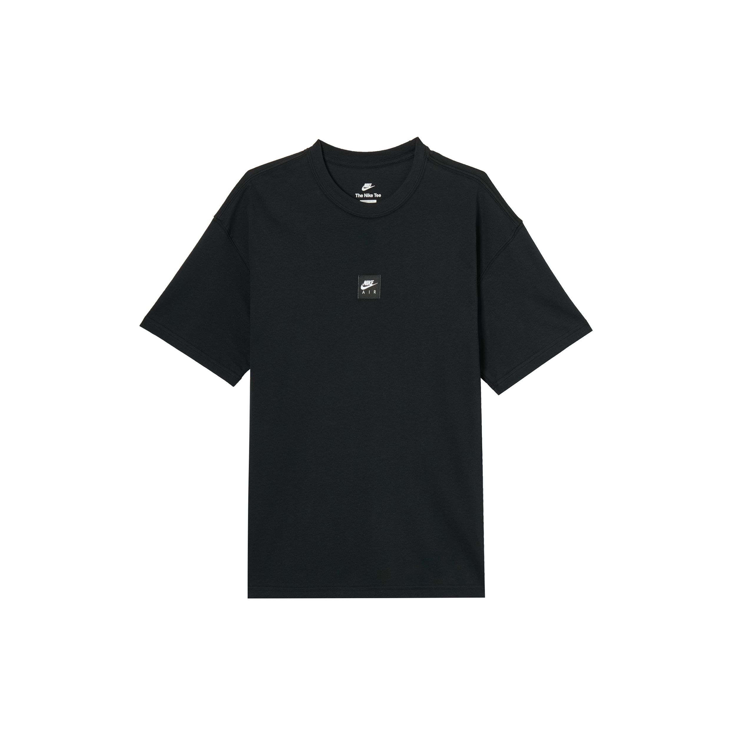 Nike Air Simple Round Neck Short Sleeve T-Shirt Men Tops Black HJ0727010 XL