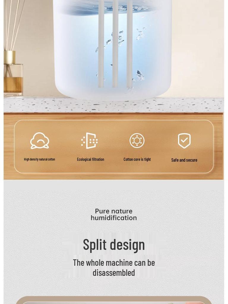 Multi-Function USB Humidifier & Aroma Diffuser with Air Purifier and Atmosphere Light for Home, Office, and Dorms.