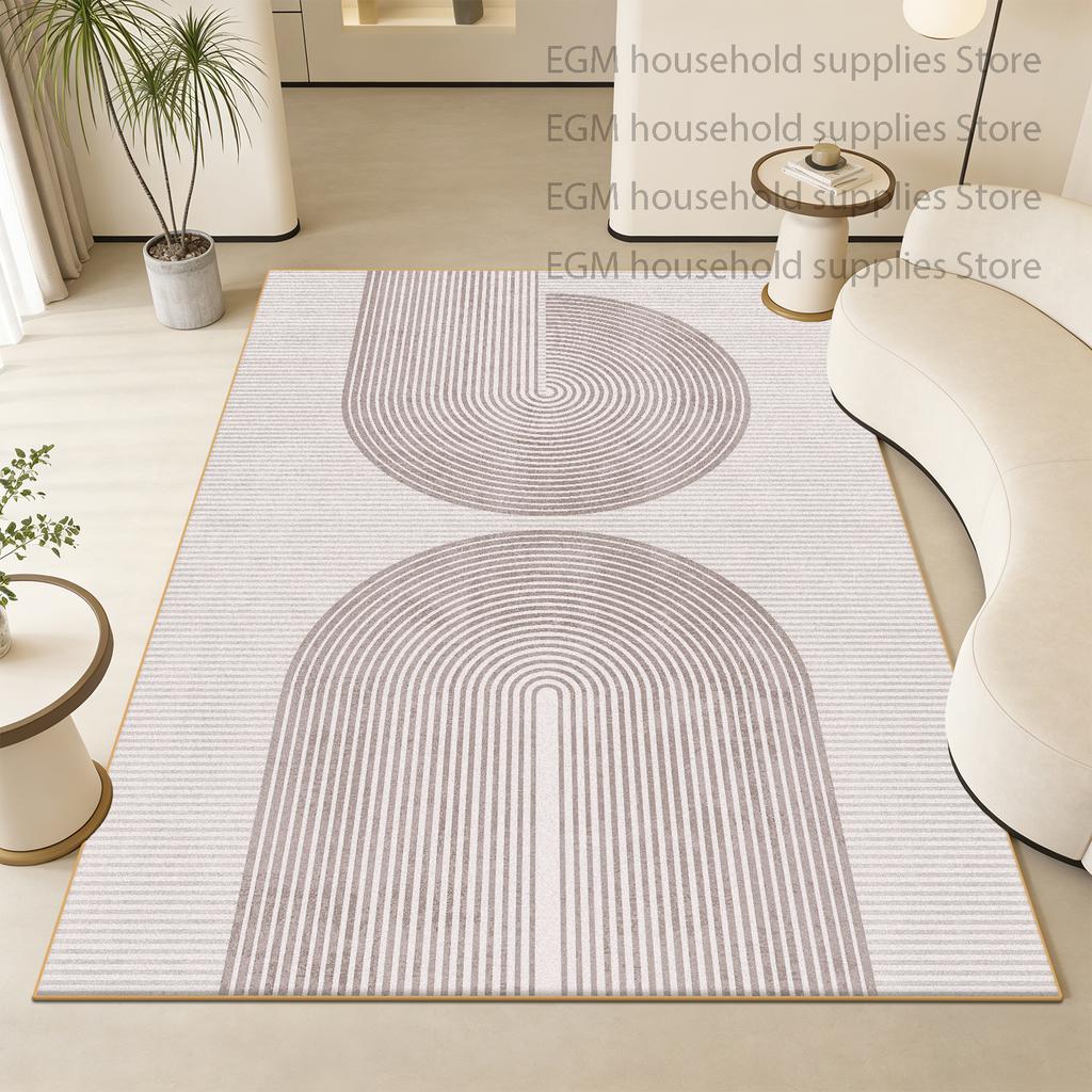 Modern Luxury Carpets Geometric Living Room Decorative Bed Room Soft Rug Washable Non-slip Study Customizable Floor Mat Office