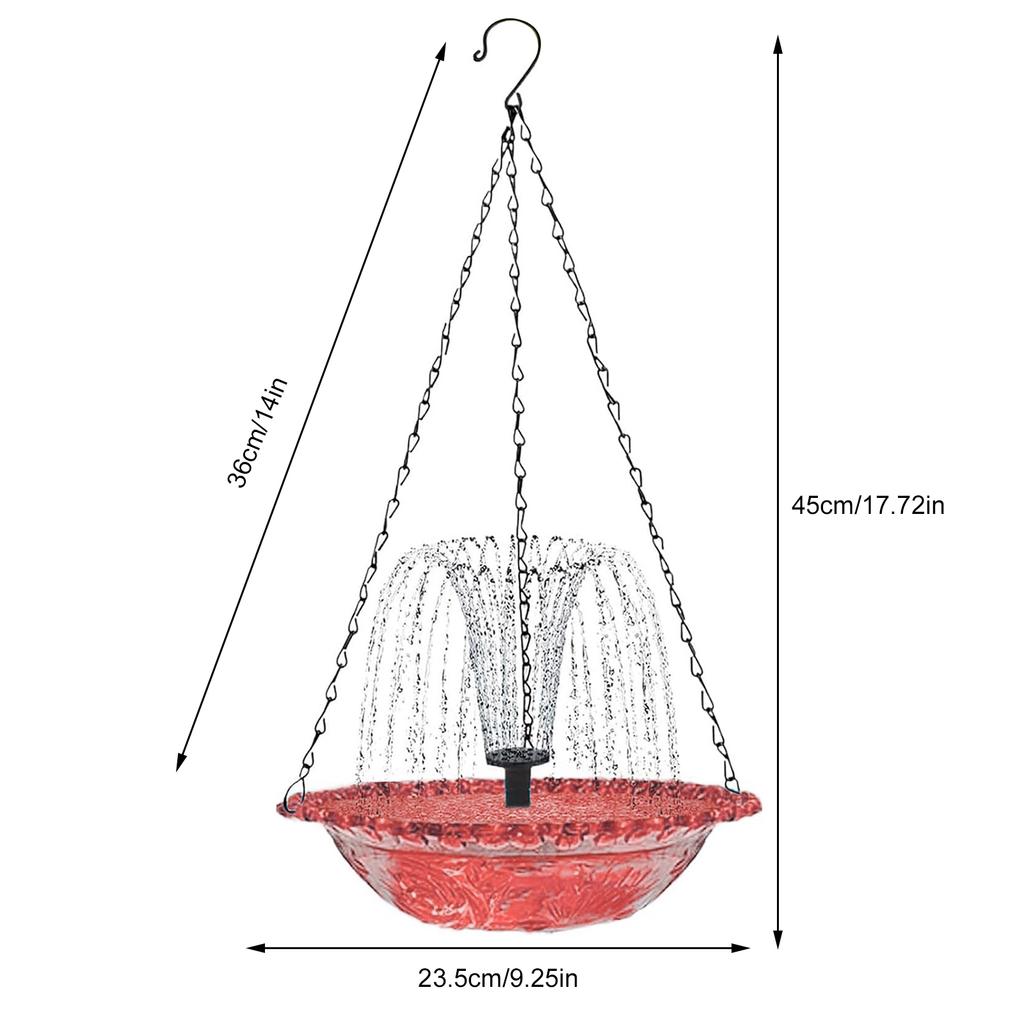 Hummingbird Water Fountain Hanging Hummingbird Feeders Cascade Hanging Feeding Station For Birds Lovers Balcony Gardens