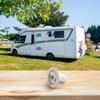RV Water Filler Cap with Industrial Curved Texture and Reverse Venting Design Suitable for Caravans and Campers