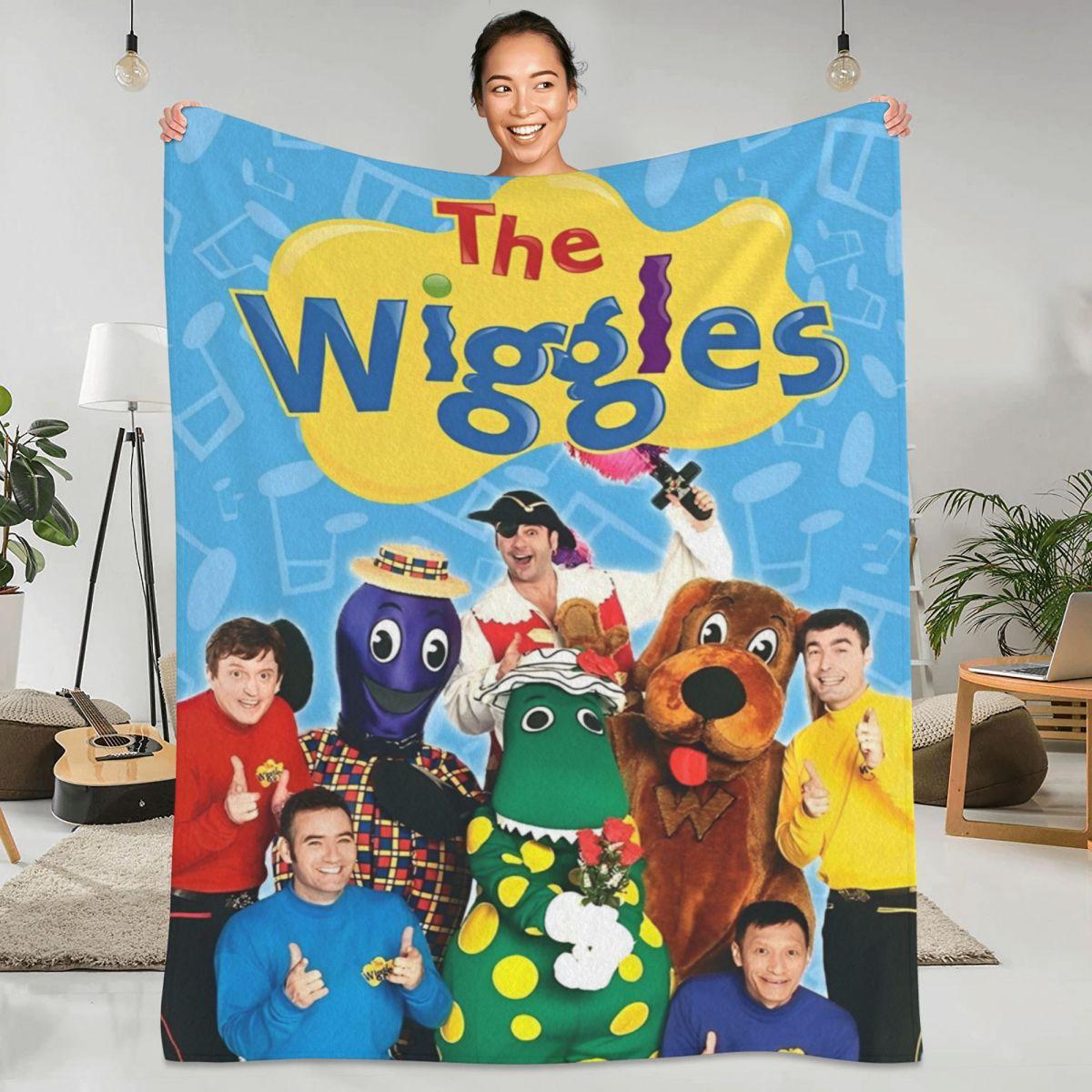 

Warm Soft Blankets Travel The Wiggles Bedding Throws Australian Children s Music Group Flannel Bedspread For Bed Sofa Bed Cover 30x40in