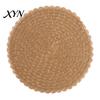 Flexible Silicone Dining Pads Round Insulated Placemat for Table, Heat Resistant Paper Place Mat, Waterproof Oil Proof Non Placemats Slip Coaster