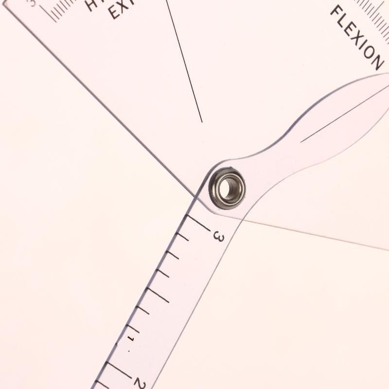 1Pcs Pvc Medical Finger Goniometer Plastic Protractor 180 Degree Angle Ruler Finger Ruler Professional Measure Tool