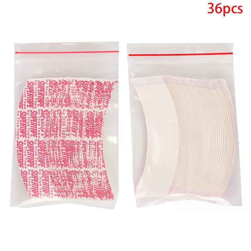 36pcs/Bag for Waterproof Supertape Hair Tape Double Side Adhesive Super Lace Wig Toupee Replacement