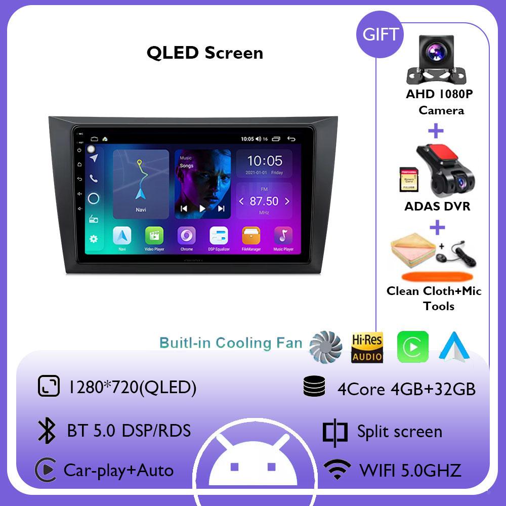 Android 14 For Volkswagen VW Golf 6 2008 - 2016 Car Radio Carplay Auto Multimedia Stereo Video Player GPS Navigation QLED 4G DSP