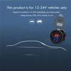 5V 2.1A USB Ports Car charger Voltage and current display car Vehicle Power Socket Adapter Waterproof Charging For phone