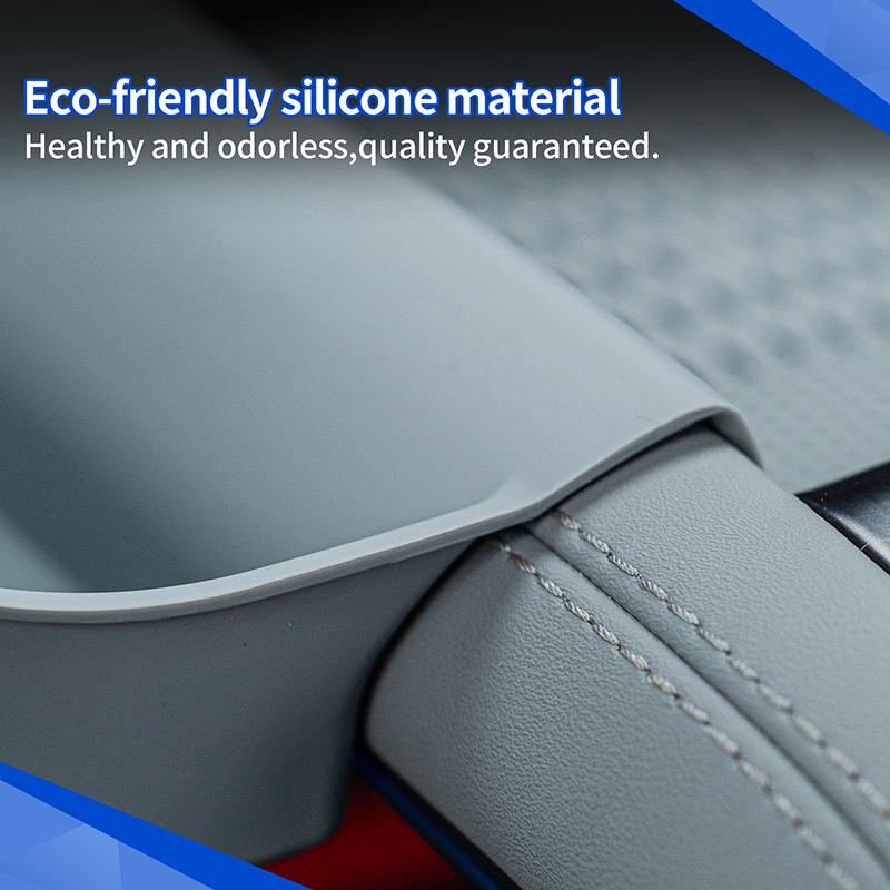 For BYD Leopard 5 2025+ Silicone Wireless Charging Pad Central Control Storage Box Non-slip Pad Interior Car Accessories