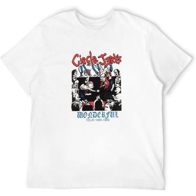 UUS HOMME Circle Jerks T-shirt Merveilleux Tour Homme Rock N Roll Musique Groupe