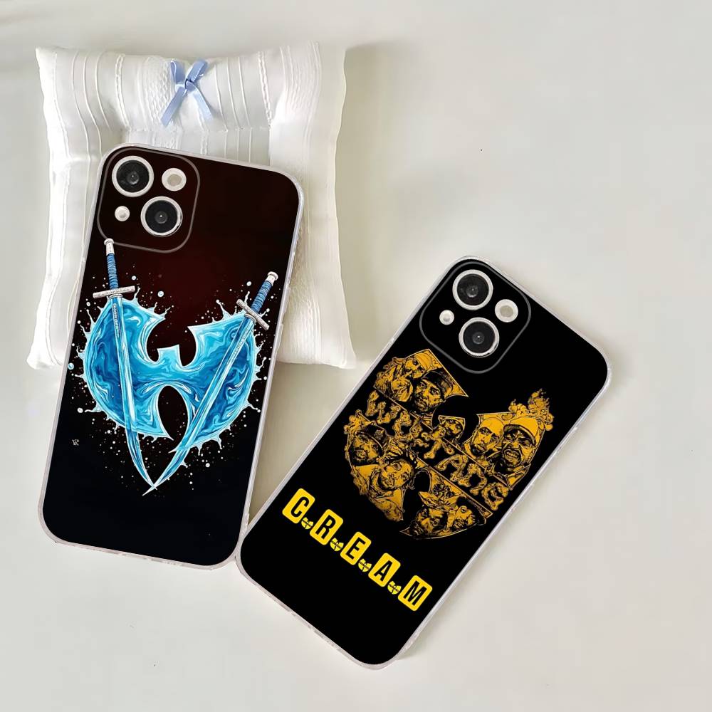 W-wu T-tang Clan Gruppo Musicale Hip-hop Adatto per Custodia Telefono IPhone 16 15 Promax IPhone 14 11 12 High End 13 Pro Silicone