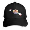 Tahiti Map with Tahitian Flag Baseball Cap Streetwear Golf Wear Bobble Hat Designer Cap Unisexs Baseball Womens
