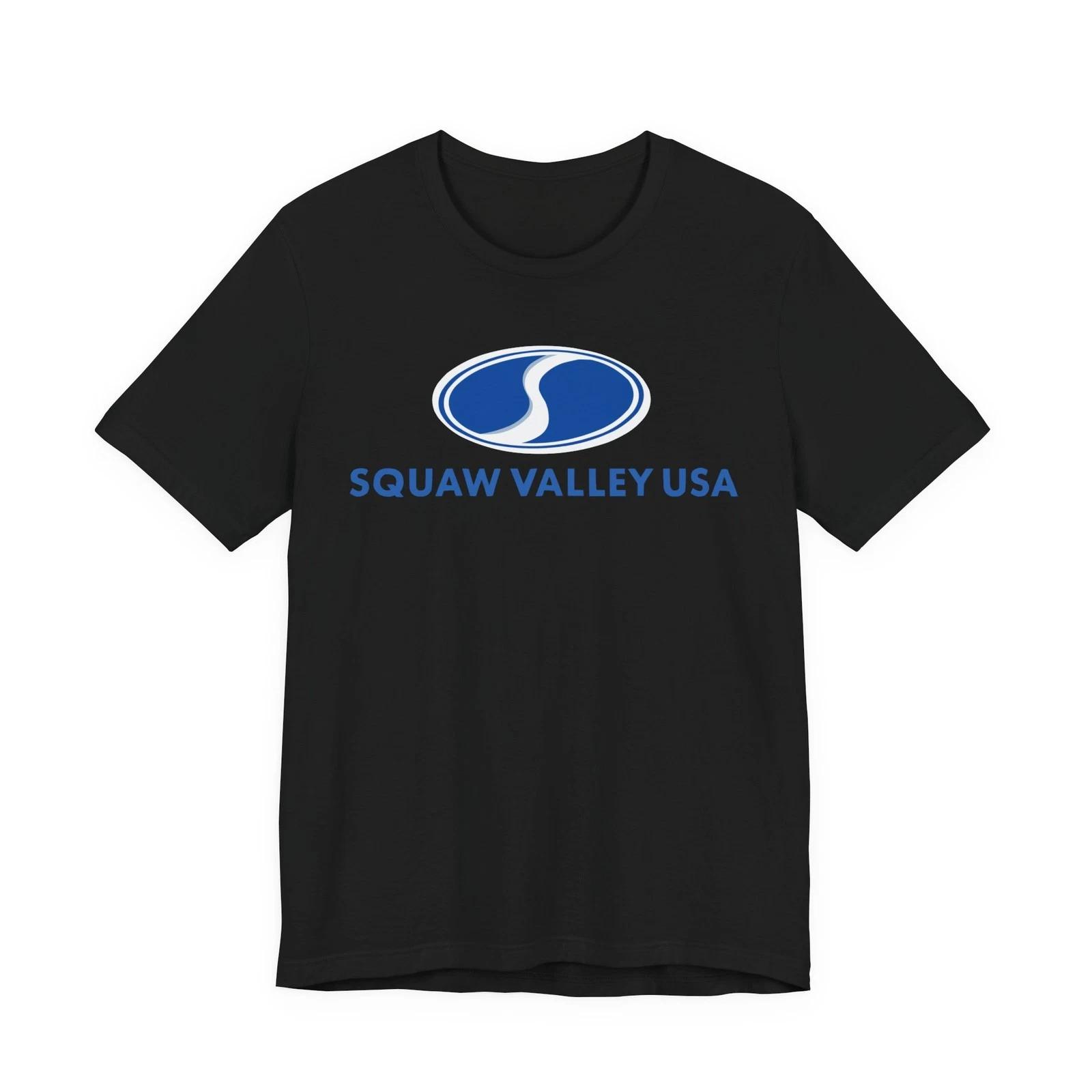 Men s and Women s T-shirts Graphic Squaw Valley Alpine Meadows Ski Resort Logo S