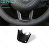 Steering Wheel Strip Panel Cover Trim 1* For Jeep Compass 2017- Bright Black