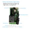 43300CMhz   12V   RF Remote Control   Relay Receiver Module   1CH Wireless Control   + 1PCS RF 433 Mhz Transmitter Remote Contro