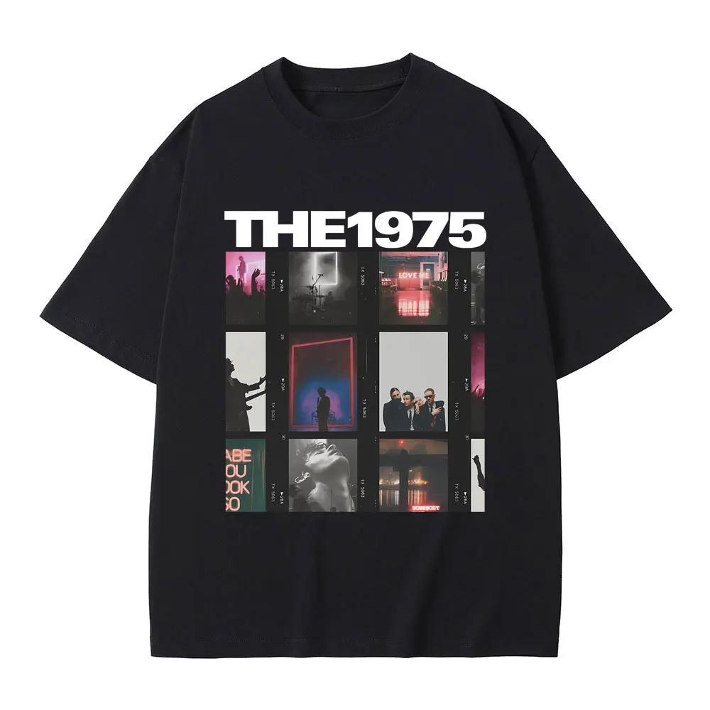 British Indie Alternative Rock Band The 1975 Graphic T-shirt Male Vintage Gothic T Shirts Men Women Tshirt Tops S