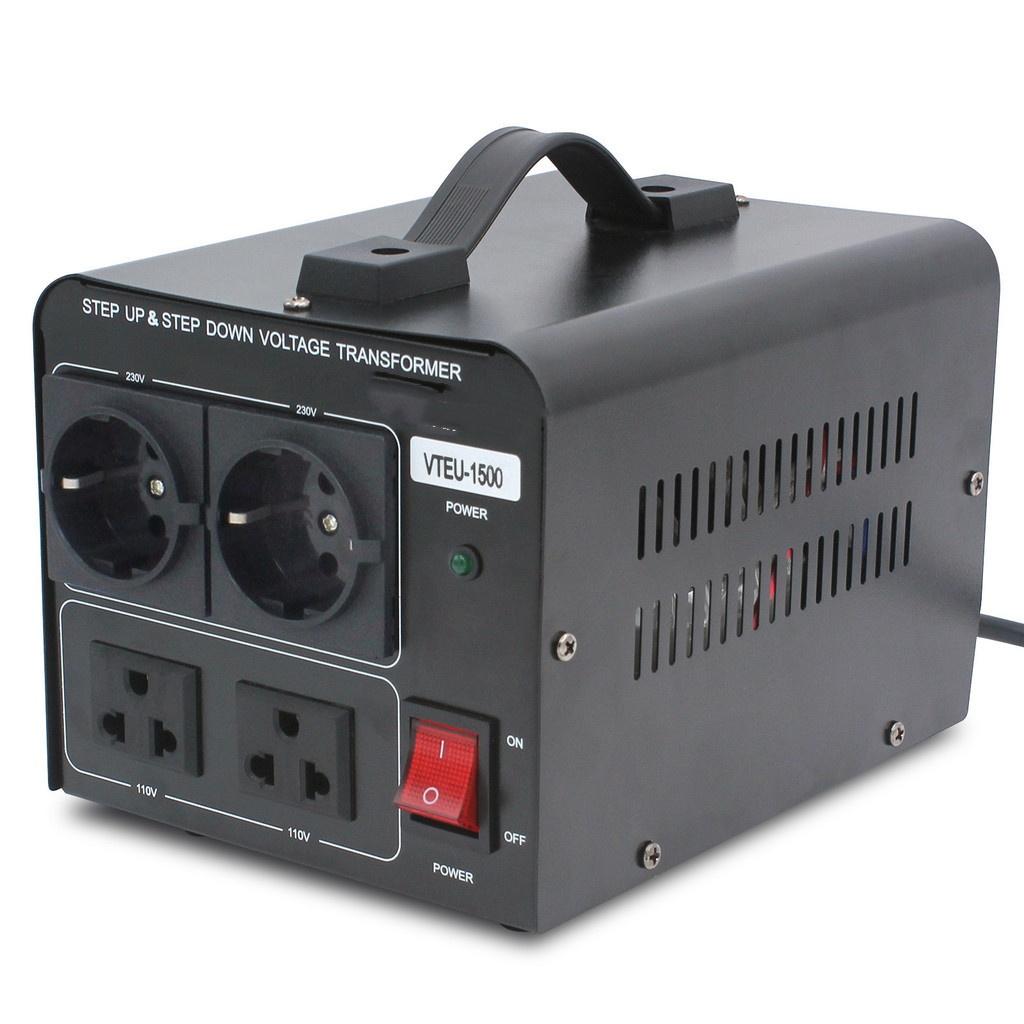 1500W/2000W Step Up & Step Down Voltage Transformer Small Household Power Supply Adapter Portable Voltage Converter