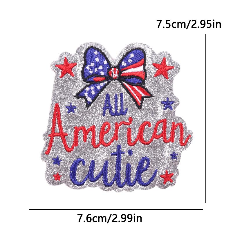 United States 250 Anniversary Embroidery Patch Iron On Patches On Clothes American/USA Applique Decorate Sewing Badges