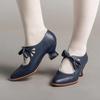 New Hollow Out High Heels Lace Up Plus Size Women's Casual Shoes