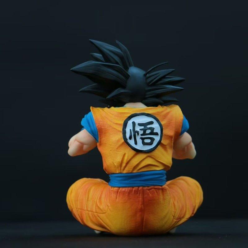 JT GK Statue Dragon Ball Goku & Vegeta Eating Burger Anime Figure Desktop Funny Ornament Collectible Model Toy Home Decor Gifts