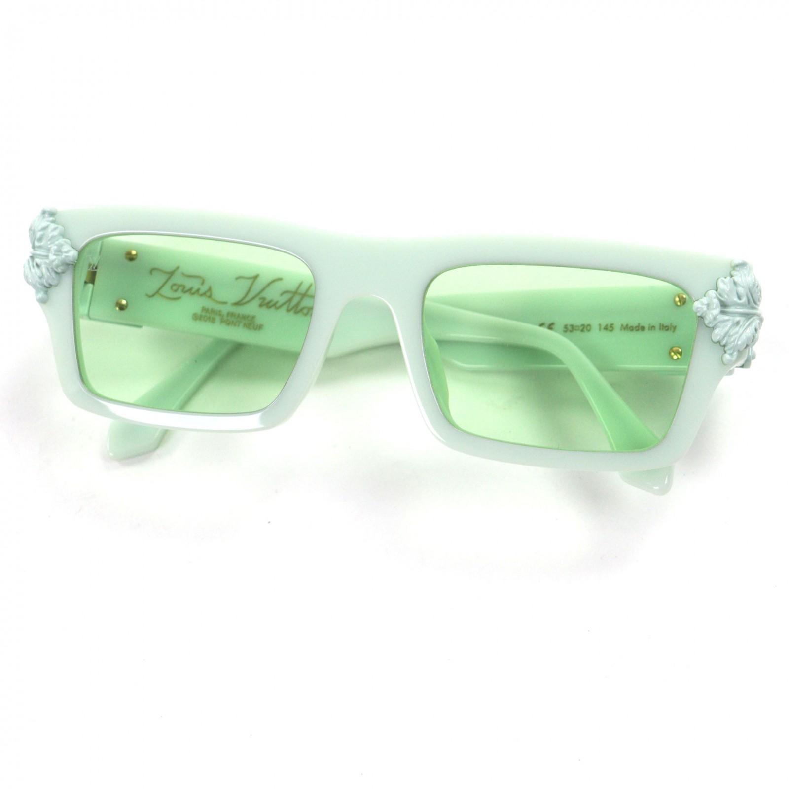 

Great LOUIS VUITTON sunglasses Montgomery Pastel green mens Z1328E Used